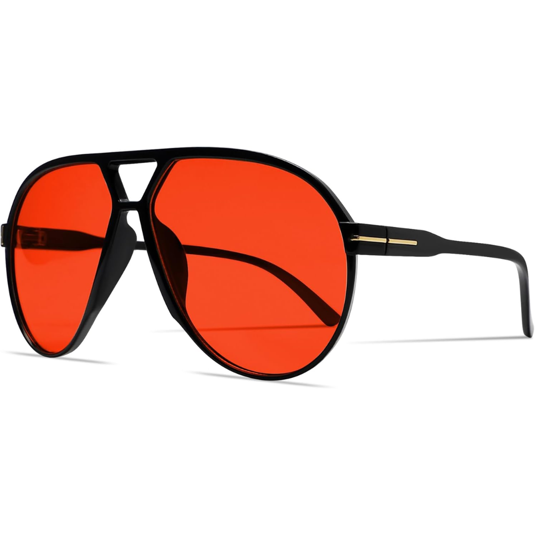 Retro Aviator Sonnenbrille für stilvolle Sommermomente 16