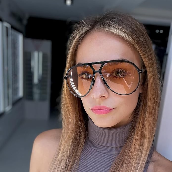 Retro Aviator Sonnenbrille für stilvolle Sommermomente 2