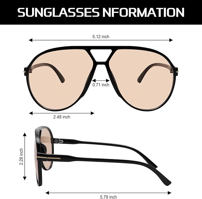 Retro Aviator Sonnenbrille für stilvolle Sommermomente 3
