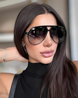 Retro Aviator Sonnenbrille für stilvolle Sommermomente 4