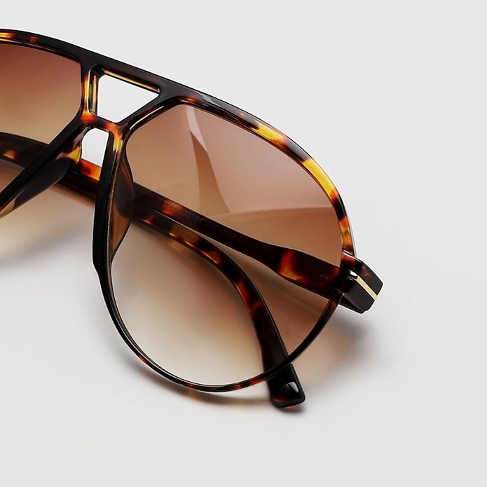 Retro Aviator Sonnenbrille für stilvolle Sommermomente 8