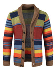 Retro Strickjacke mit Schalkragen für Herren 0