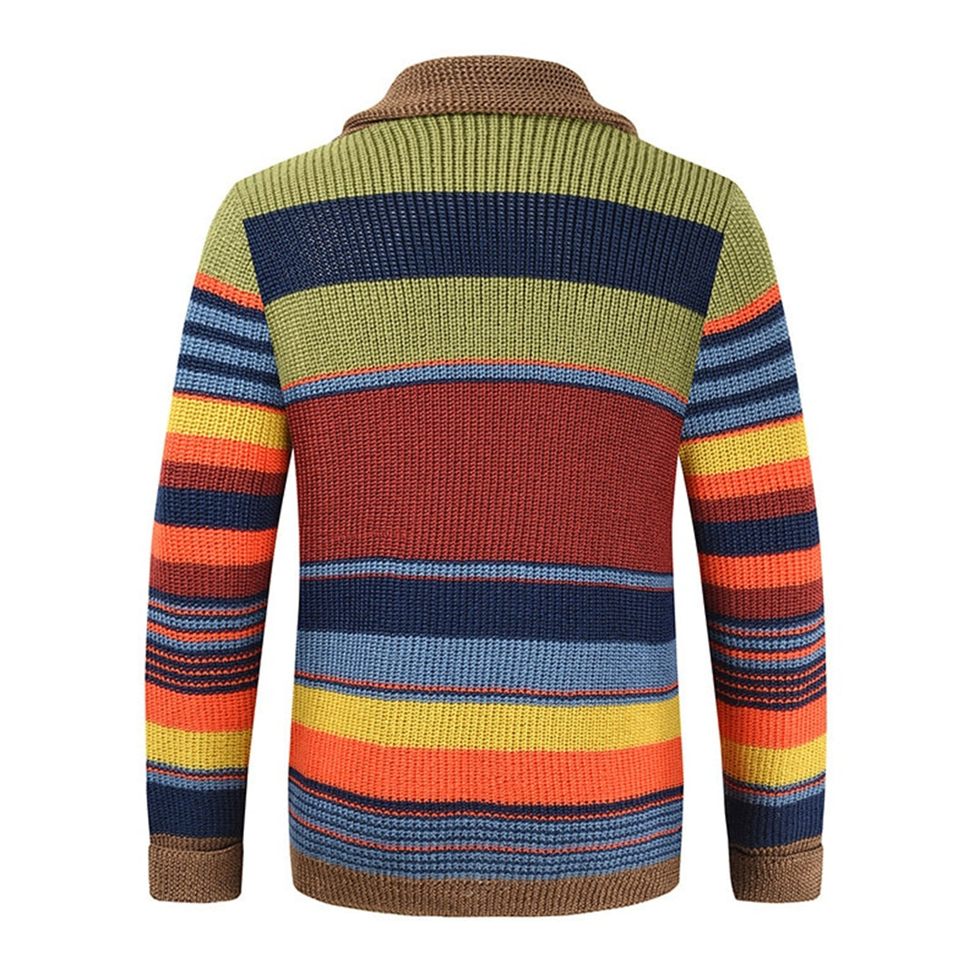 Retro Strickjacke mit Schalkragen für Herren 1