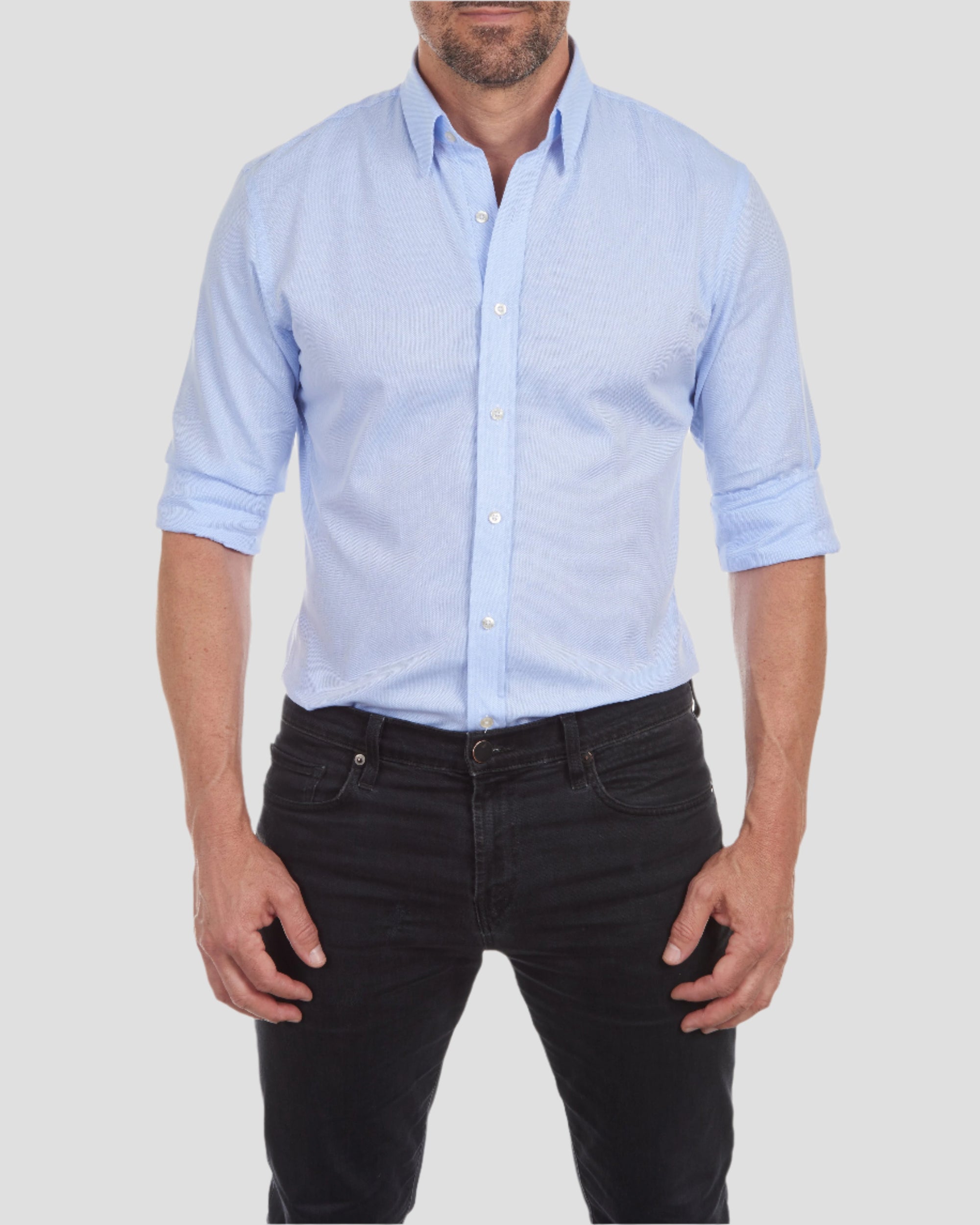 Schlankes Hemd mit verdecktem Reißverschluss – Elegantes Design für jeden Anlass 1