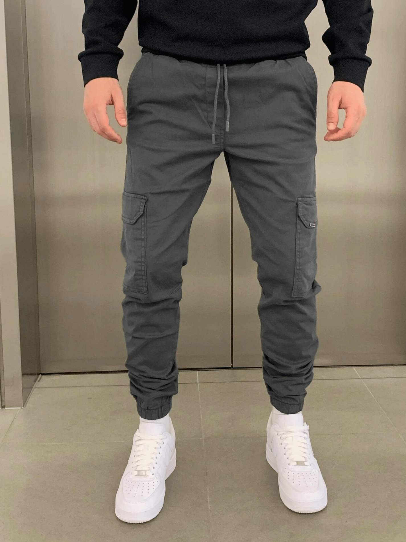 Schmale Cargo Jogger für Stil und Komfort 6