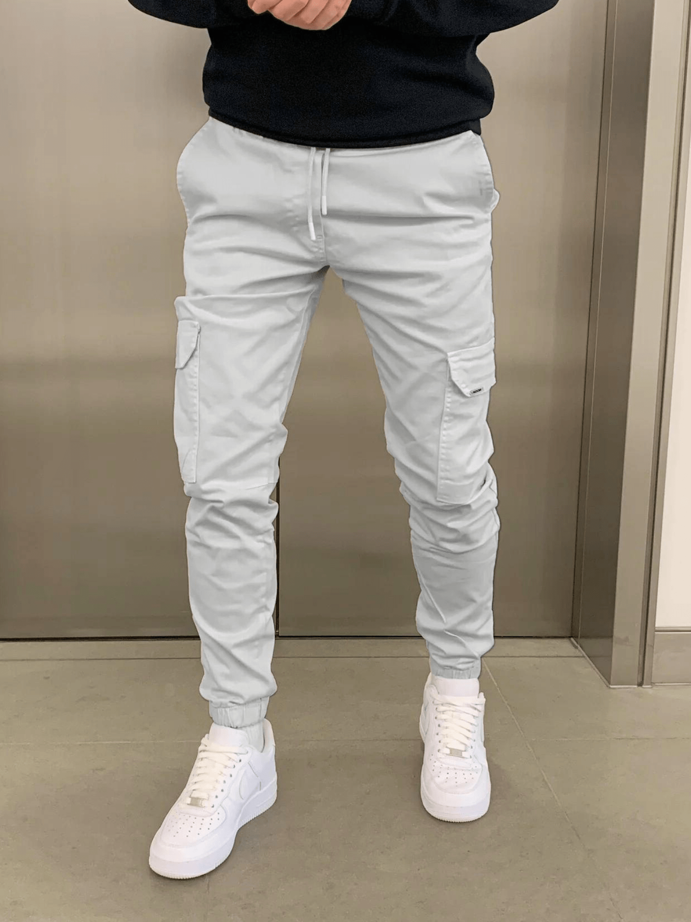 Schmale Cargo Jogger für Stil und Komfort 7