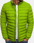 Schwarze Pufferjacke mit Stehkragen für Eleganz 3