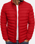 Schwarze Pufferjacke mit Stehkragen für Eleganz 4