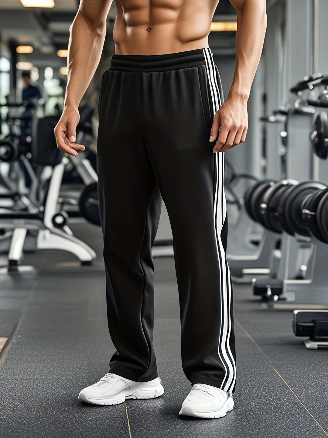 Sportliche Jogginghose mit Elastischem Bund für Aktive 1