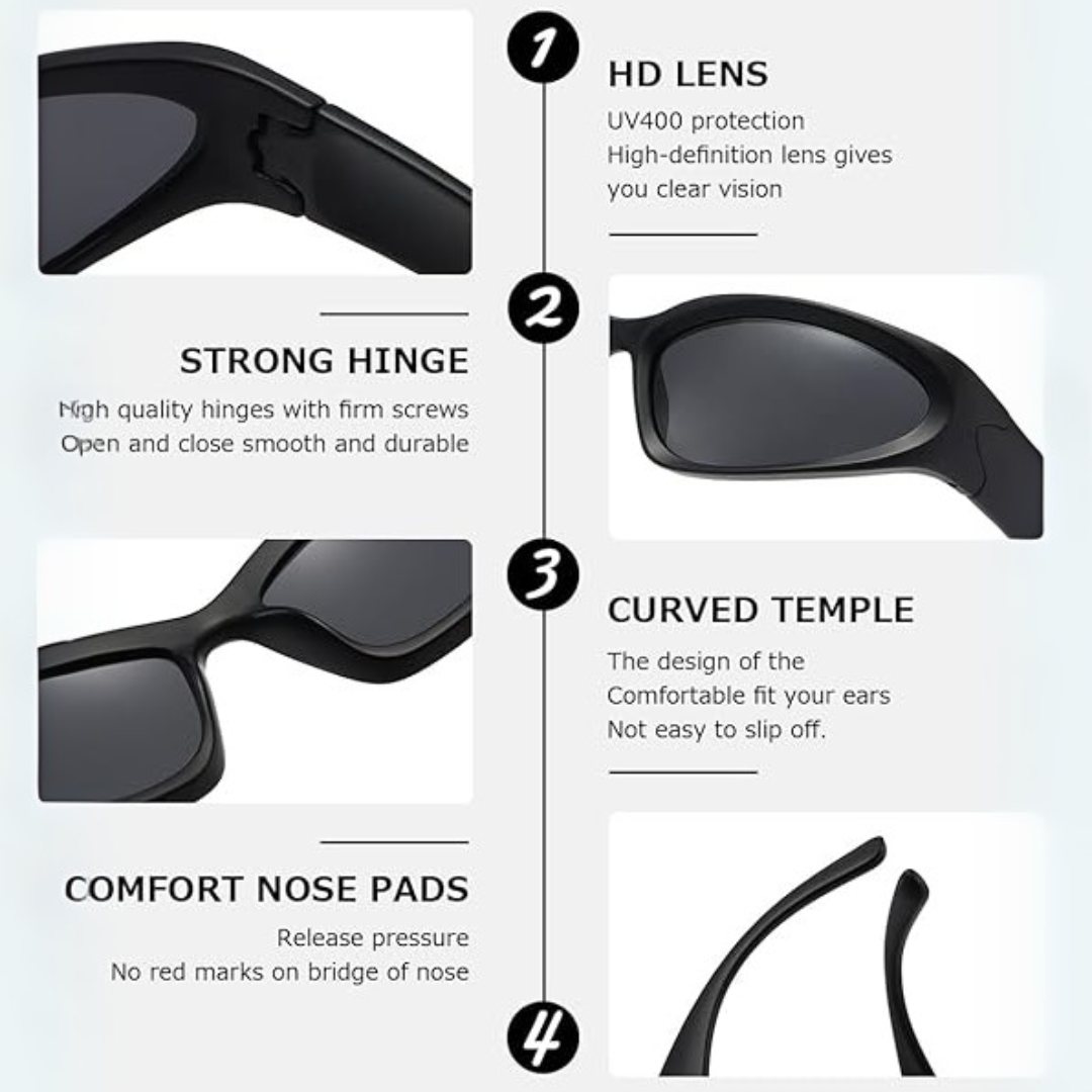Sportliche Sonnenbrille mit elegantem Design 2