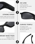 Sportliche Sonnenbrille mit elegantem Design 2