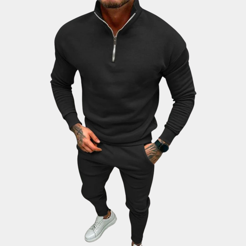 Sportlicher Jogginganzug aus atmungsaktivem Material – Ideal für Fitness und Freizeit 2