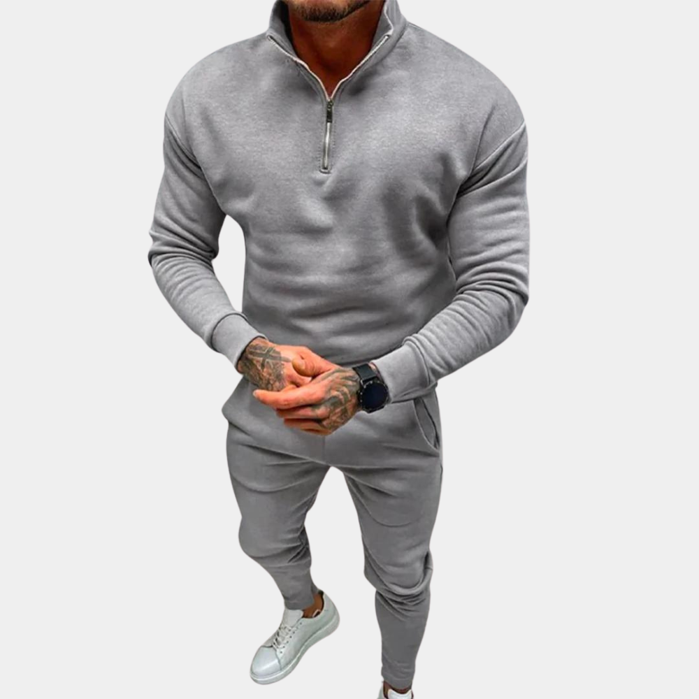 Sportlicher Jogginganzug aus atmungsaktivem Material – Ideal für Fitness und Freizeit 3