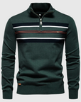 Sportlicher Pullover mit modernem Kontrastdesign 0
