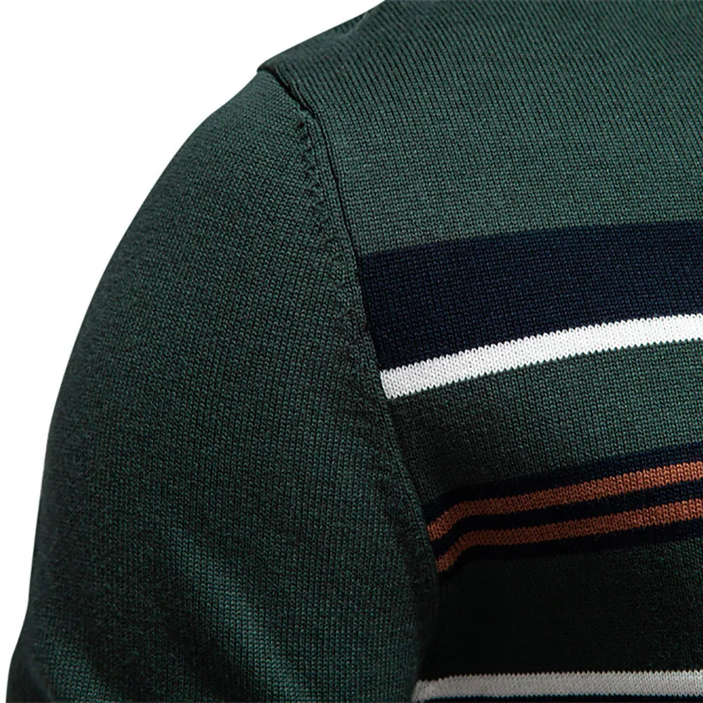 Sportlicher Pullover mit modernem Kontrastdesign 2