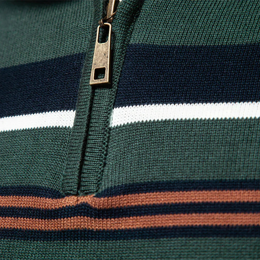 Sportlicher Pullover mit modernem Kontrastdesign 3
