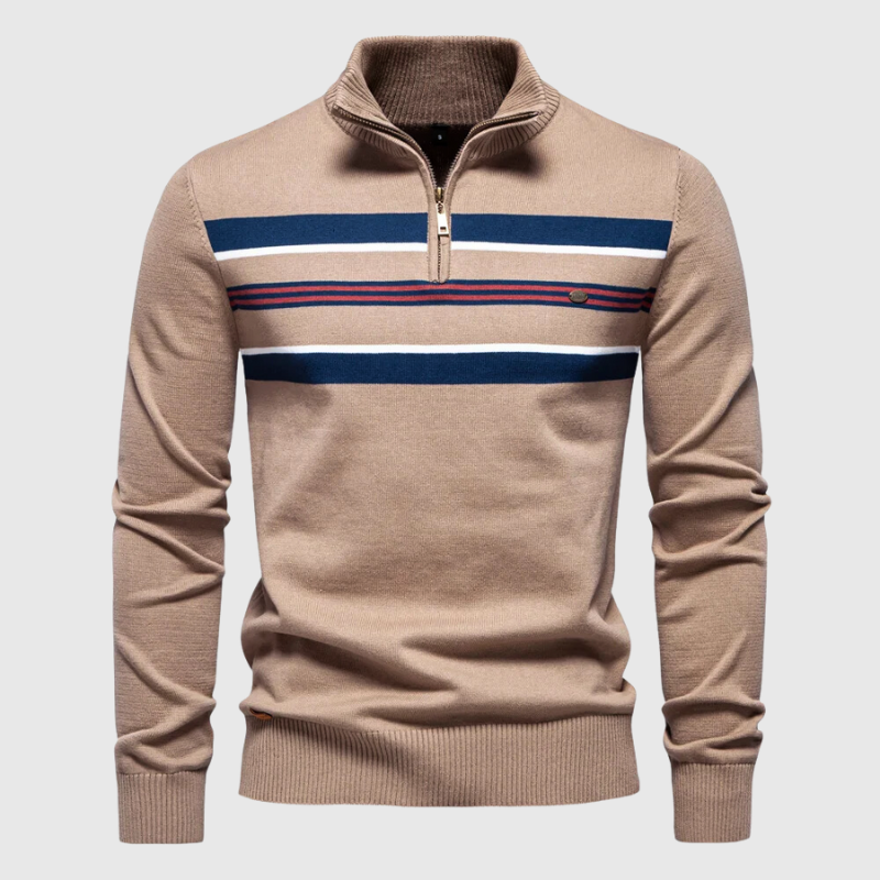 Sportlicher Pullover mit modernem Kontrastdesign 5