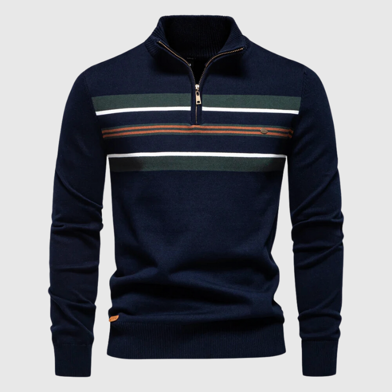 Sportlicher Pullover mit modernem Kontrastdesign 6