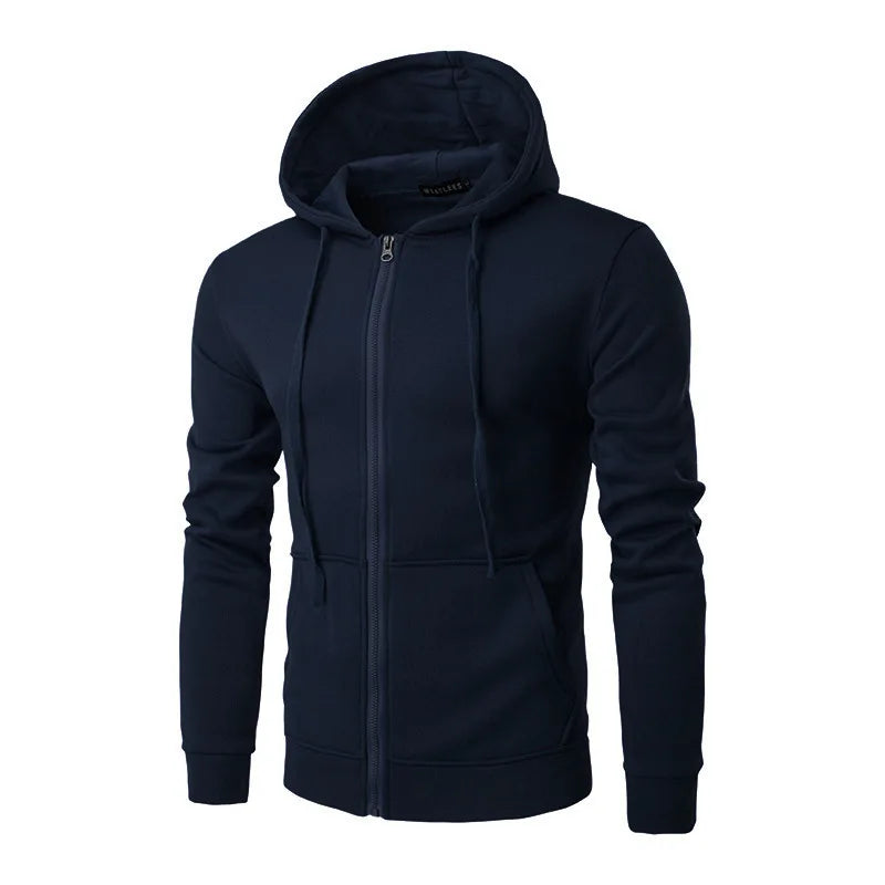 Sportlicher Zip-Hoodie mit Eleganter Kordelzughaube 7