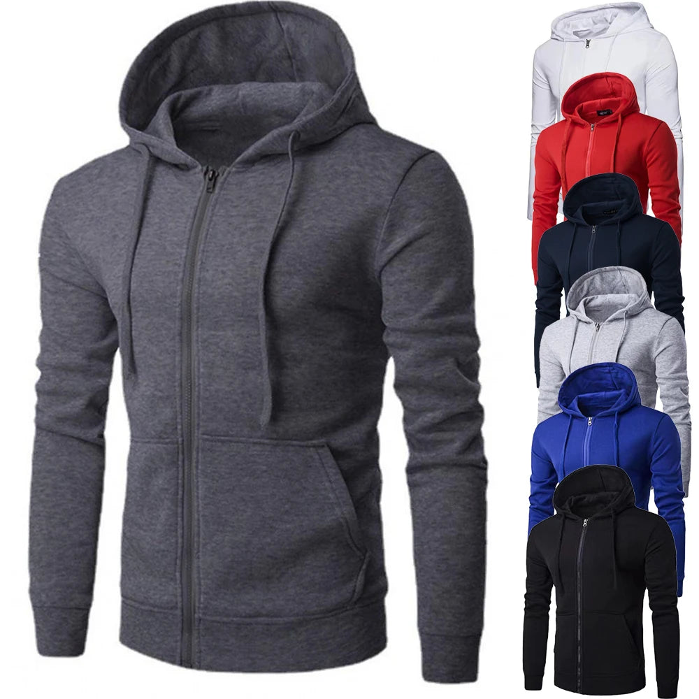 Sportlicher Zip-Hoodie mit Eleganter Kordelzughaube 8