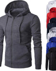 Sportlicher Zip-Hoodie mit Eleganter Kordelzughaube 8