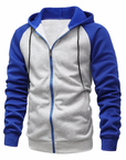 Sportlicher Zip Hoodie mit Verstellbarer Kapuze 0