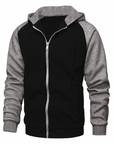 Sportlicher Zip Hoodie mit Verstellbarer Kapuze 5
