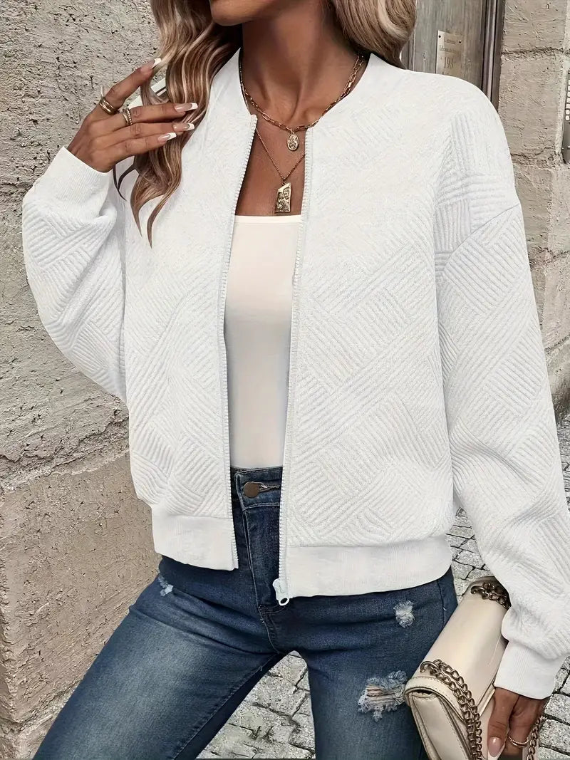 Strukturierte Strickjacke für Elegante Looks 2