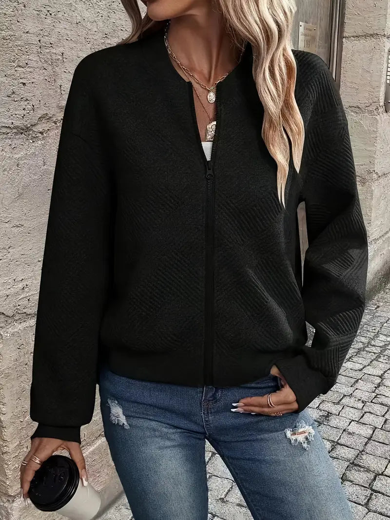 Strukturierte Strickjacke für Elegante Looks 5