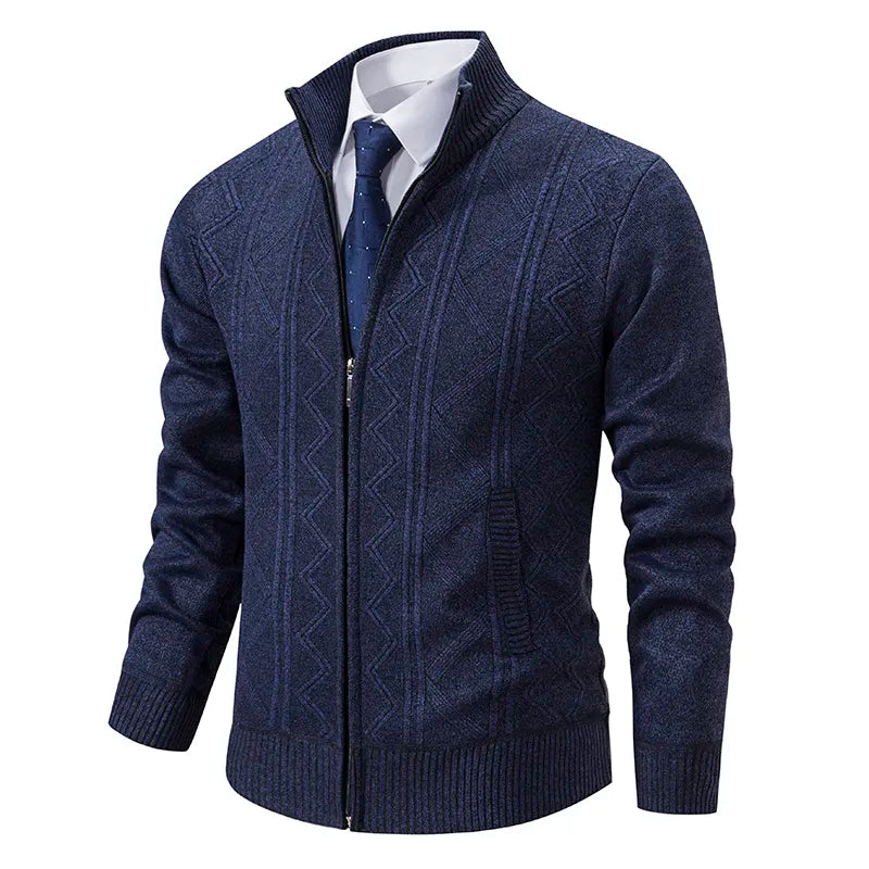 Stylische Strickjacke mit Reißverschluss für Winter 5