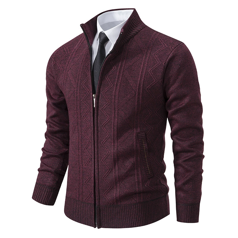 Stylische Strickjacke mit Reißverschluss für Winter 8