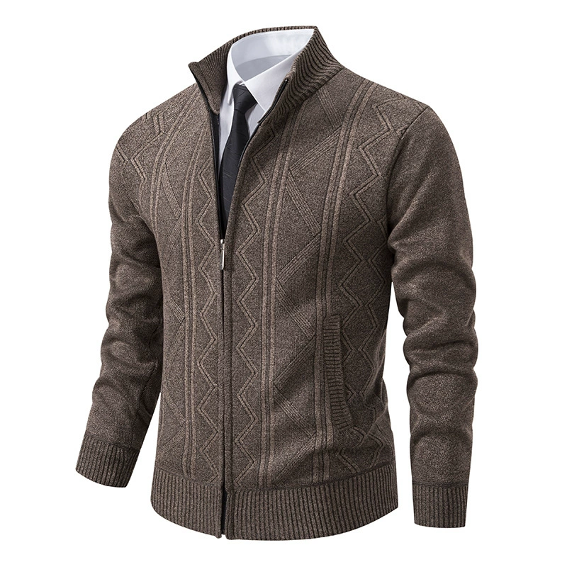 Stylische Strickjacke mit Reißverschluss für Winter 9