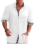 Stylisches Herren Hemd aus Baumwollmix – Bequem und Warm für den Winter 2
