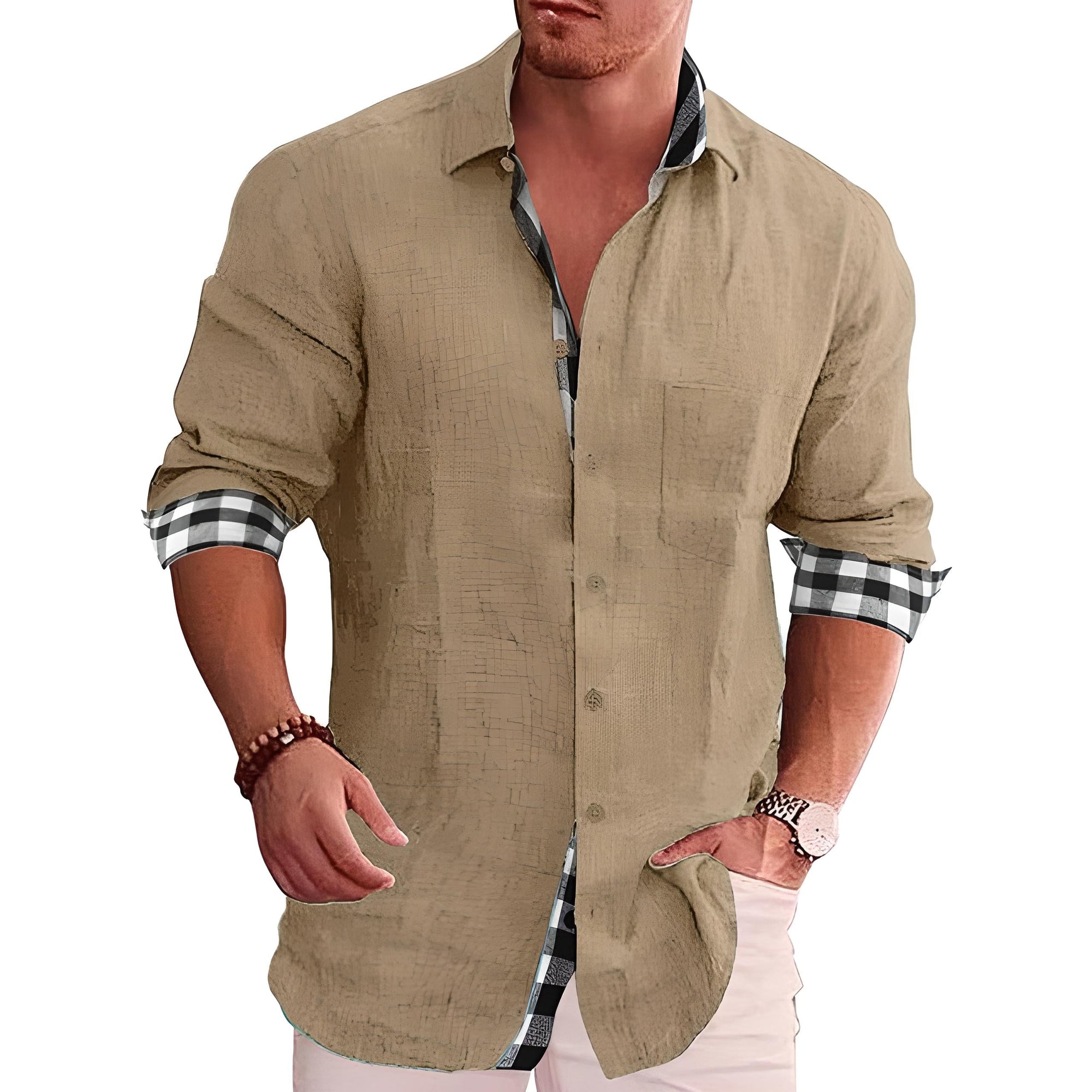Stylisches Herren Hemd aus Baumwollmix – Bequem und Warm für den Winter 3