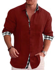 Stylisches Herren Hemd aus Baumwollmix – Bequem und Warm für den Winter 8