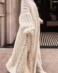 Übergroße Strickjacke für Frauen – Gemütlicher Stil für kalte Tage 2