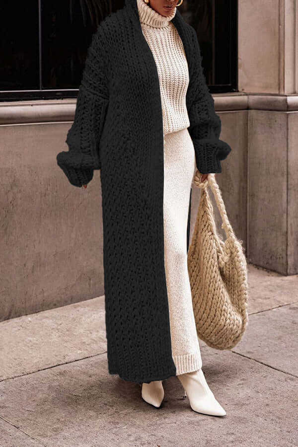 Übergroße Strickjacke für Frauen – Gemütlicher Stil für kalte Tage 5
