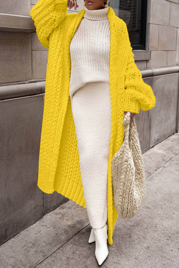 Übergroße Strickjacke für Frauen – Gemütlicher Stil für kalte Tage 8
