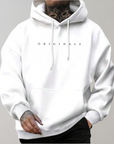 Übergroßer Hoodie im minimalistischen Stil 0