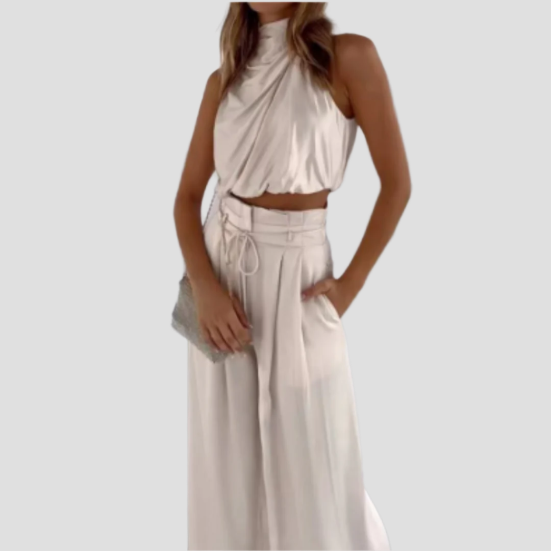 Eleganter Jumpsuit für Damen – Fließende Silhouette für Sommerabende 1