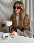 V-Ausschnitt Strickjacke mit Eleganter Struktur 5