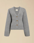V-Ausschnitt Strickjacke mit Eleganter Struktur 7