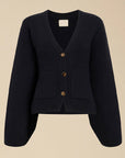 V-Ausschnitt Strickjacke mit Eleganter Struktur 8