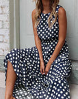 Verspielt Maxikleid mit Polka Dots für Sommer 3