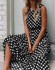 Verspielt Maxikleid mit Polka Dots für Sommer 4