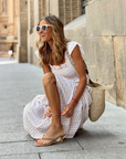 Verspieltes Maxikleid mit Rüschensleeves für Sommer 1