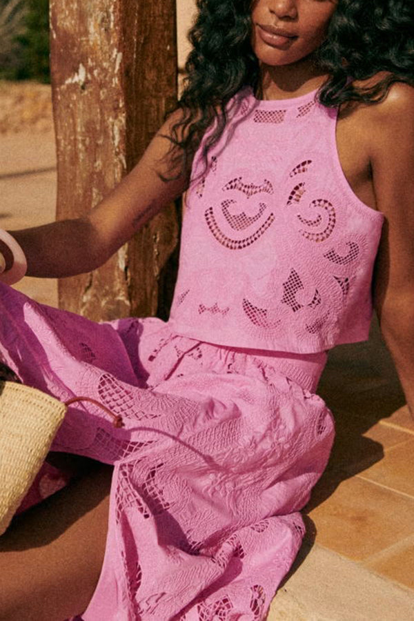 Verspieltes Spitzen Set für Sommer Eleganz 1