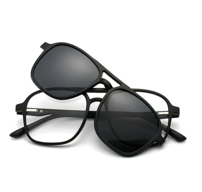 Vielseitige Sonnenbrille mit wechselbaren Gläsern 1