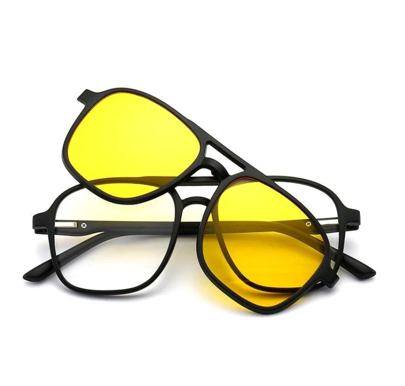 Vielseitige Sonnenbrille mit wechselbaren Gläsern 2