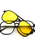 Vielseitige Sonnenbrille mit wechselbaren Gläsern 2